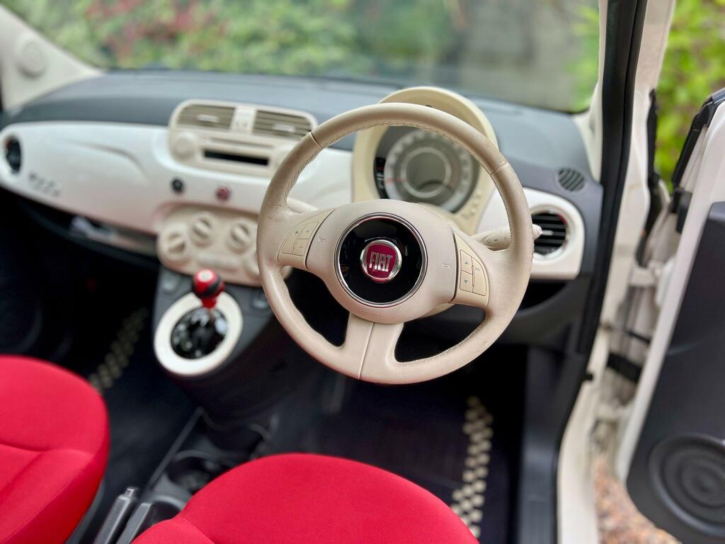 Fiat 500 1.4 Lounge Stopstart 3Drfull Historyulez Free White #10