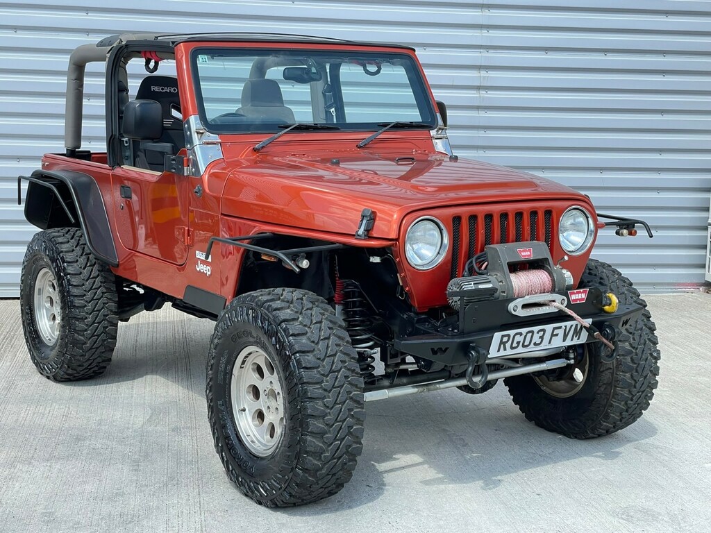 Jeep Wrangler Stuuning 2003 Fun Car Totally Rust Free And Amazin Orange #2