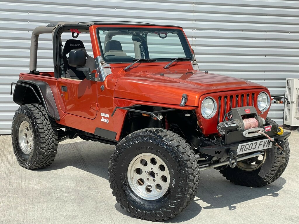 Jeep Wrangler Stuuning 2003 Fun Car Totally Rust Free And Amazin Orange