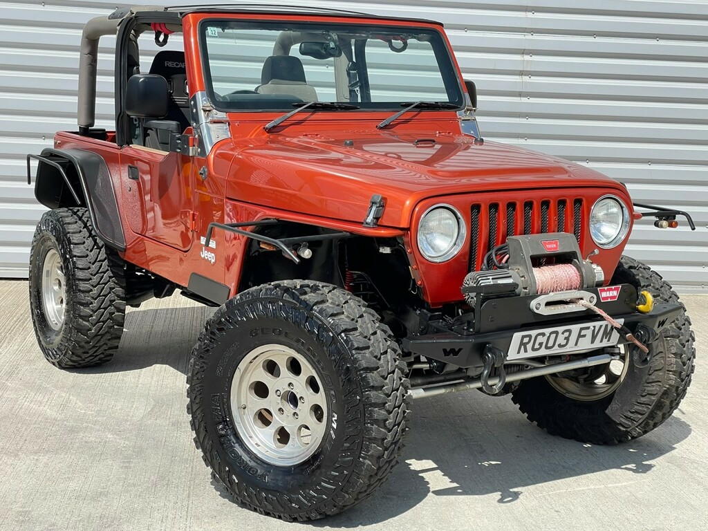 Jeep Wrangler Stuuning 2003 Fun Car Totally Rust Free And Amazin Orange #4