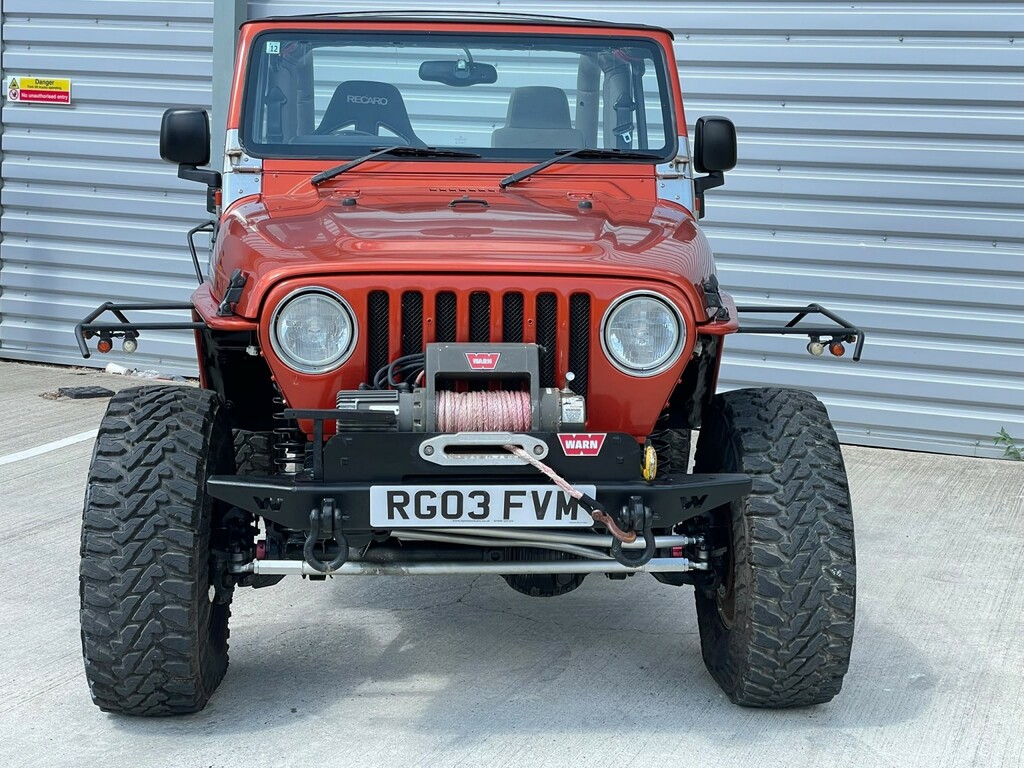 Jeep Wrangler Stuuning 2003 Fun Car Totally Rust Free And Amazin Orange #3
