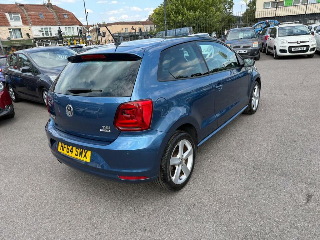Volkswagen Polo Hatchback 1.2 Tsi Bluemotion Tech Sel Euro 6 Ss Blue #3