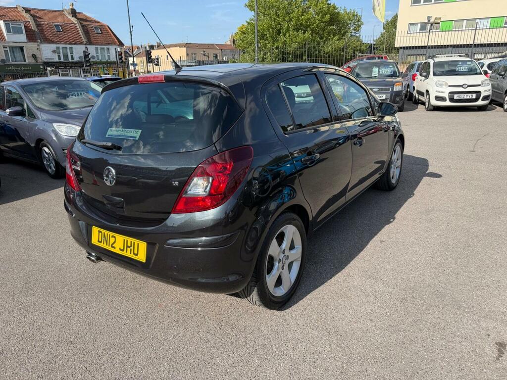 Vauxhall Corsa Hatchback 1.2 16V Sxi Euro 5 Ac 201212 DN12JHU Black #3