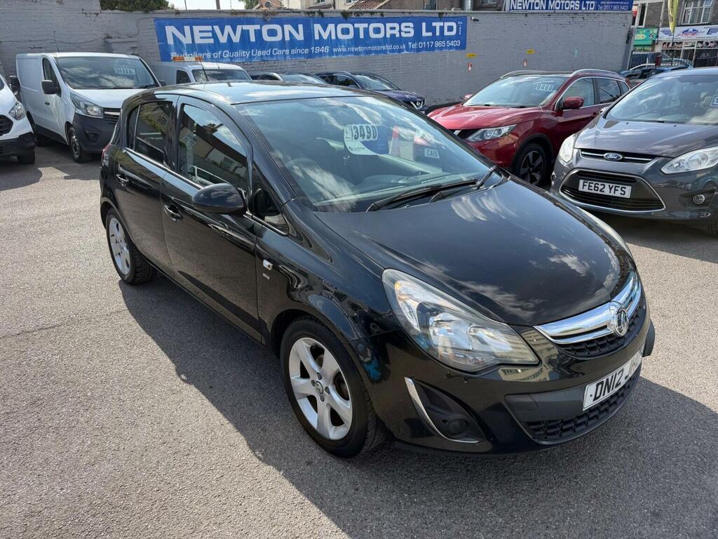 Vauxhall Corsa Hatchback 1.2 16V Sxi Euro 5 Ac 201212 Black