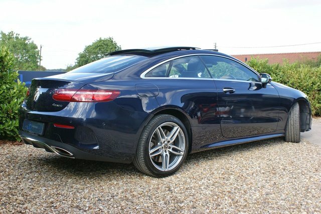 Mercedes-Benz E Class 3.0 E400 V6 Amg Line Premium Coupe G- FX18JXZ Blue #3