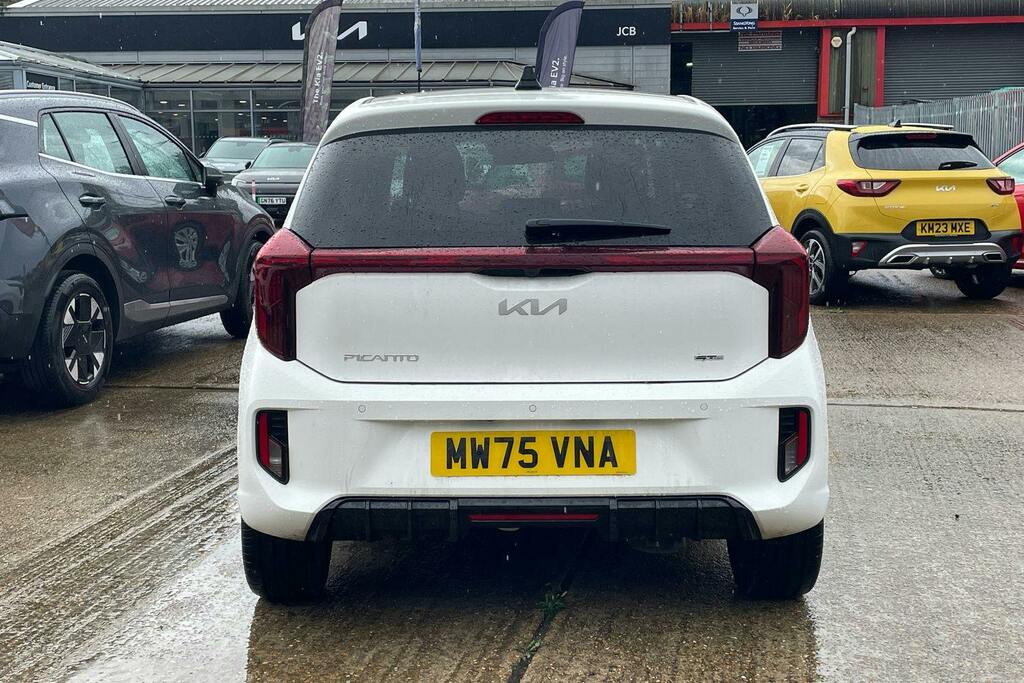 Kia Picanto 1.0 Gt Line Hatchback Amt White #5