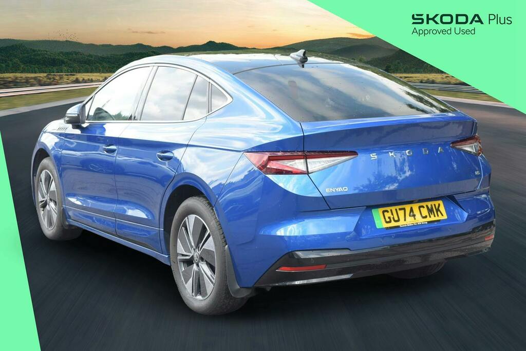 Skoda ENYAQ 82Kwh 85 Edition Coupe Blue #3