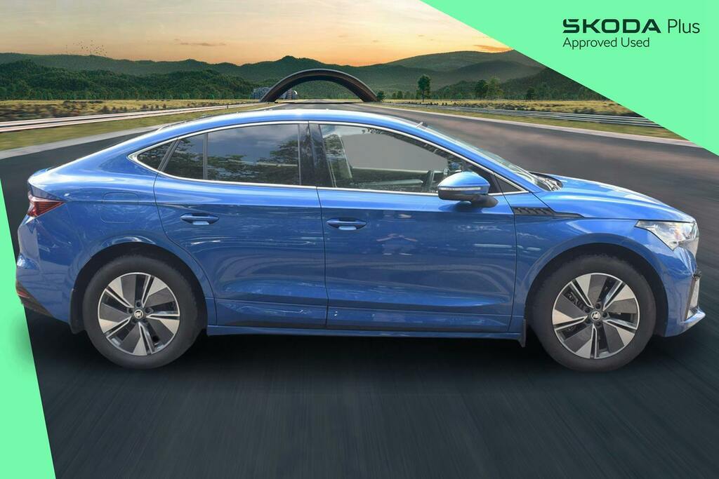 Skoda ENYAQ 82Kwh 85 Edition Coupe Blue #4