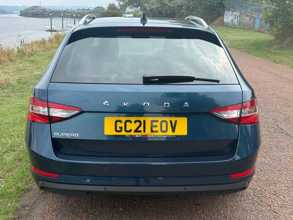 Skoda Superb Estate GC21EOV Blue #5
