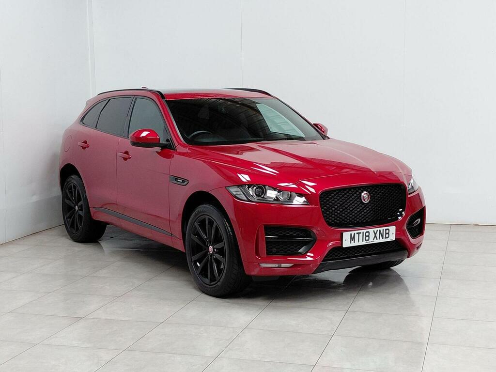 Jaguar F-Pace 2.0 D180 R-sport Awd Euro 6 Ss Red #5