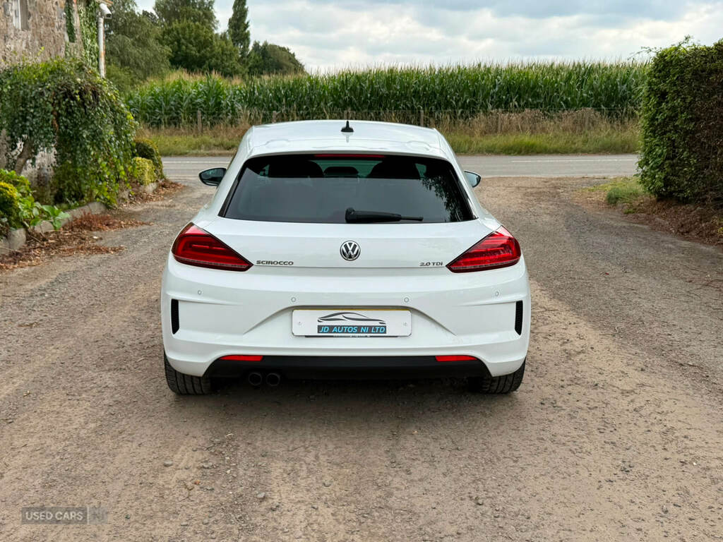 Volkswagen Scirocco 2.0 Tdi Bluemotion Tech R-line Dsg MD65TWV White #5