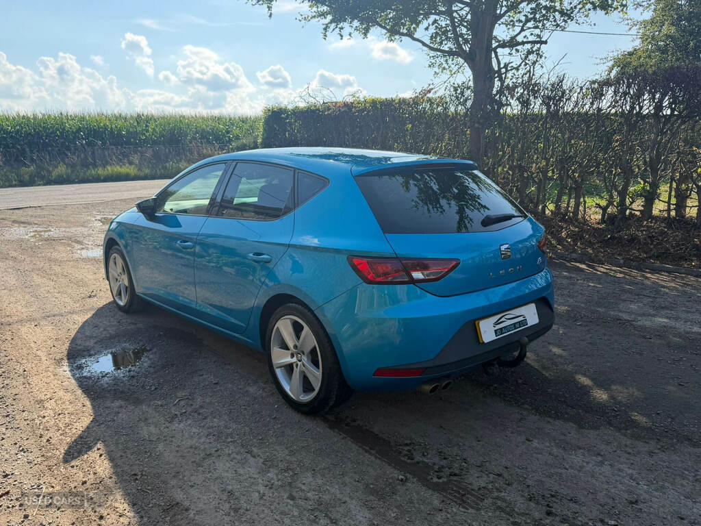 Seat Leon 2.0 Tdi 184 Fr Technology Pack KRZ9661 Blue #5
