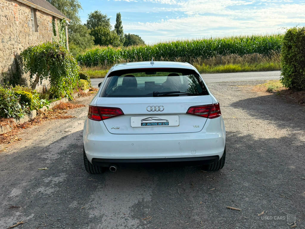 Audi A3 1.6 Tdi 110 Sport KT14KTF White #4