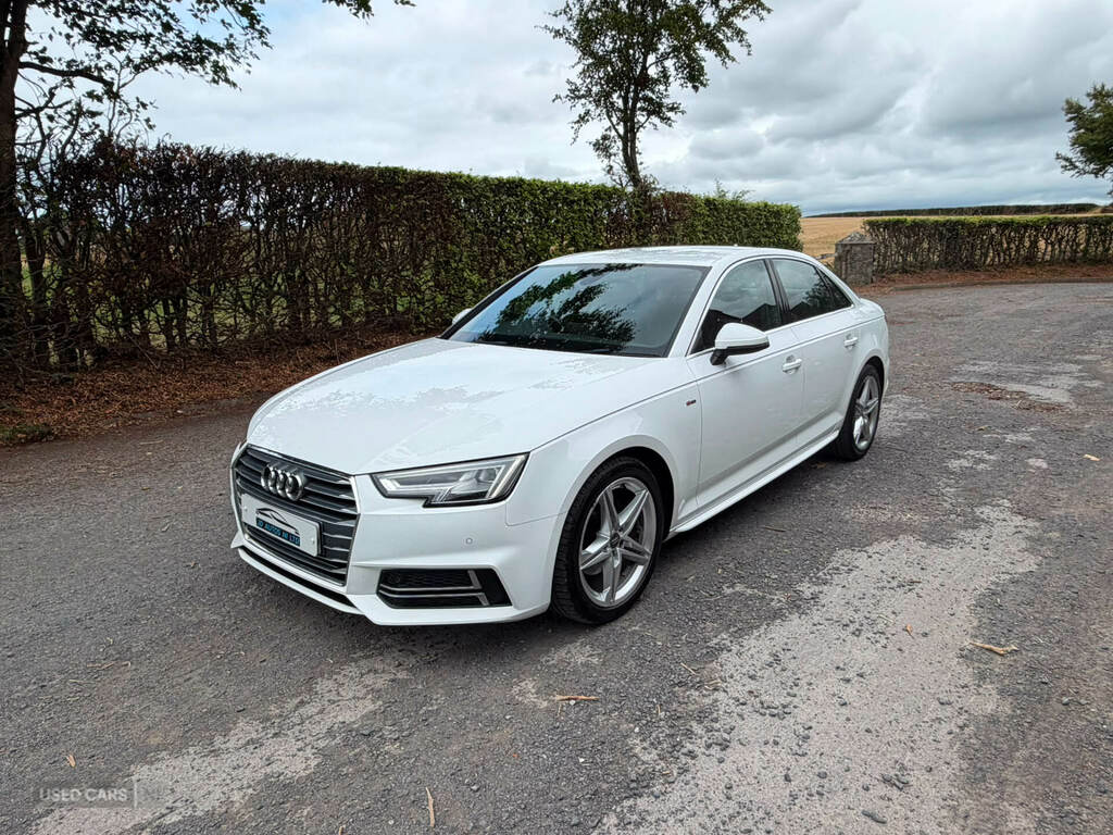 Audi A4 2.0 Tdi S Line S Tronic BP67XYA White #4