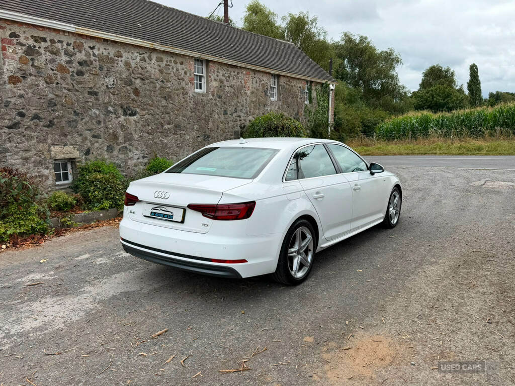 Audi A4 2.0 Tdi S Line S Tronic BP67XYA White #2