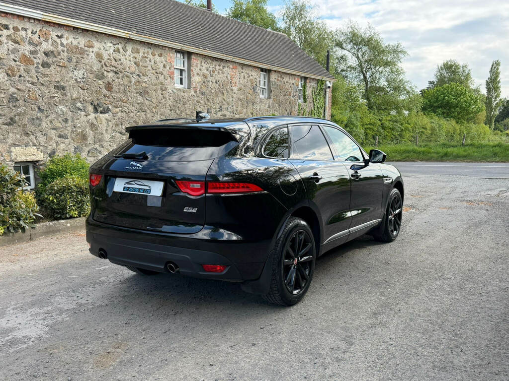 Jaguar F-Pace 2.0D 240 R-sport Awd J821EMA Black #4