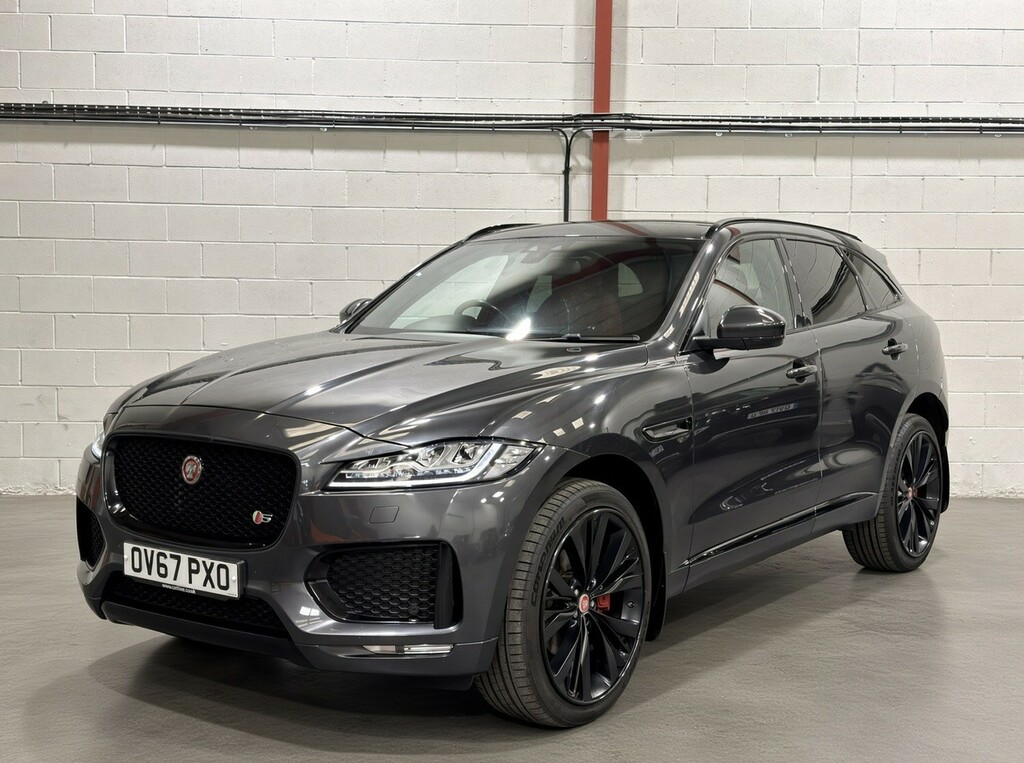 Jaguar F-Pace 3.0 D300 V6 S 2017 Grey #4