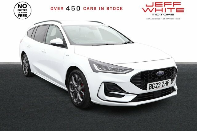 Ford Focus Ecoboost St-line Estate Sat White