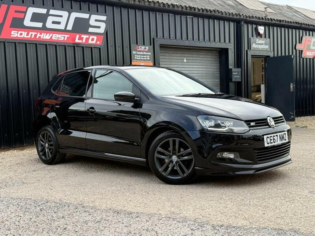 Volkswagen Polo 1.2 Tsi R-line Euro 6 Ss CE67NMZ Black #3