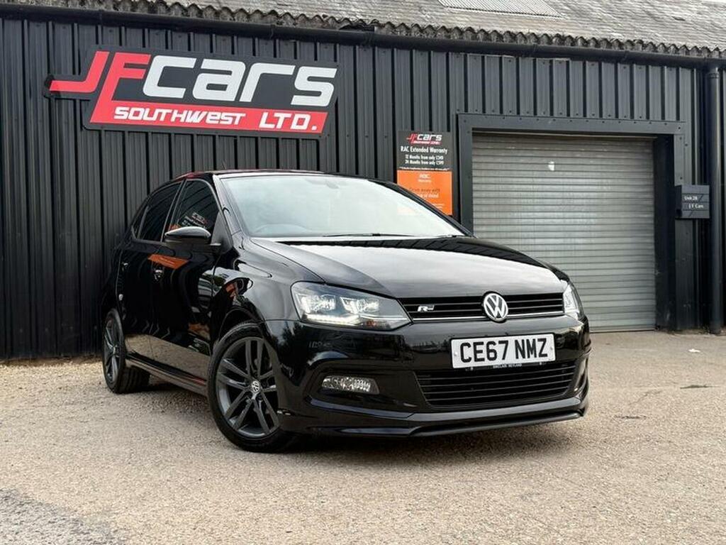 Volkswagen Polo 1.2 Tsi R-line Euro 6 Ss CE67NMZ Black #2