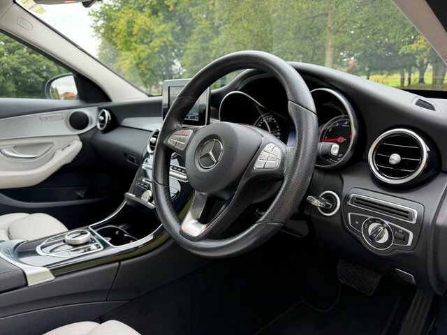Mercedes-Benz C Class 2.0 C200 Sport Saloon G-tronic Euro 6 Blue #2