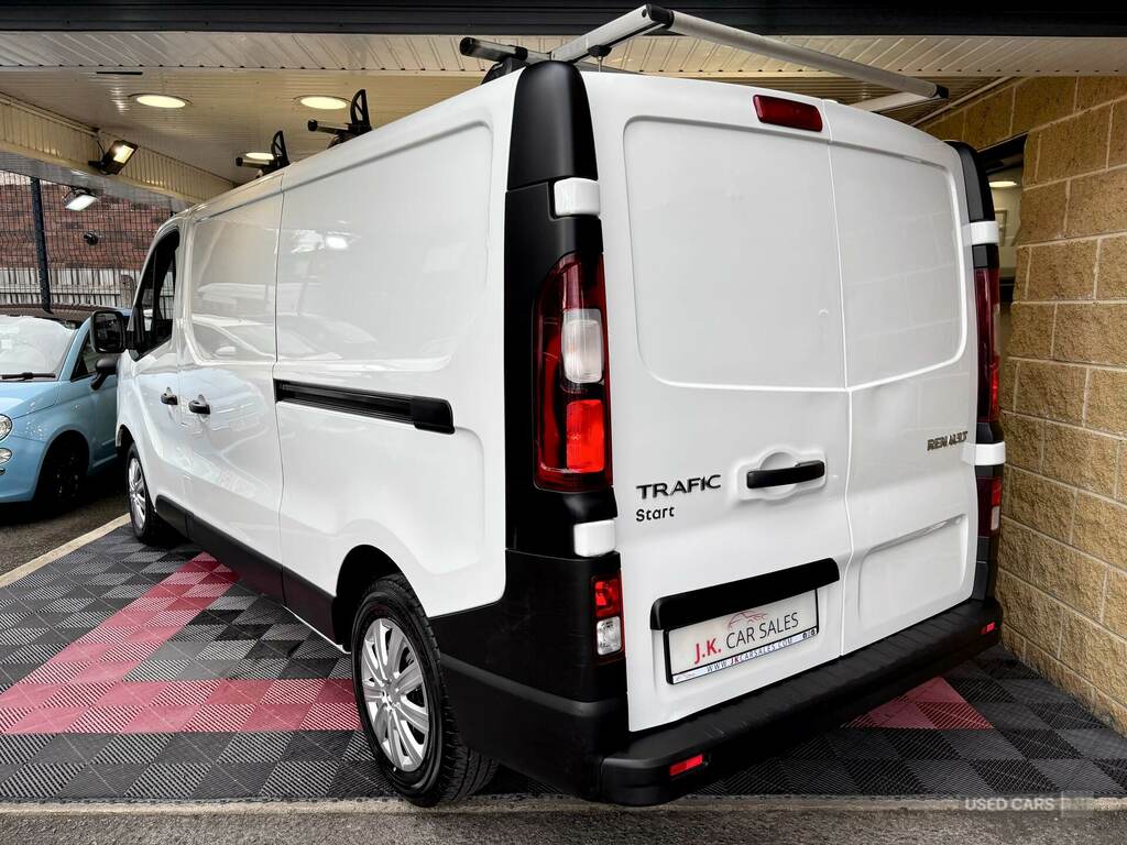 Renault Trafic Ll30 Blue Dci 130 Start Van NU73MKJ White #5