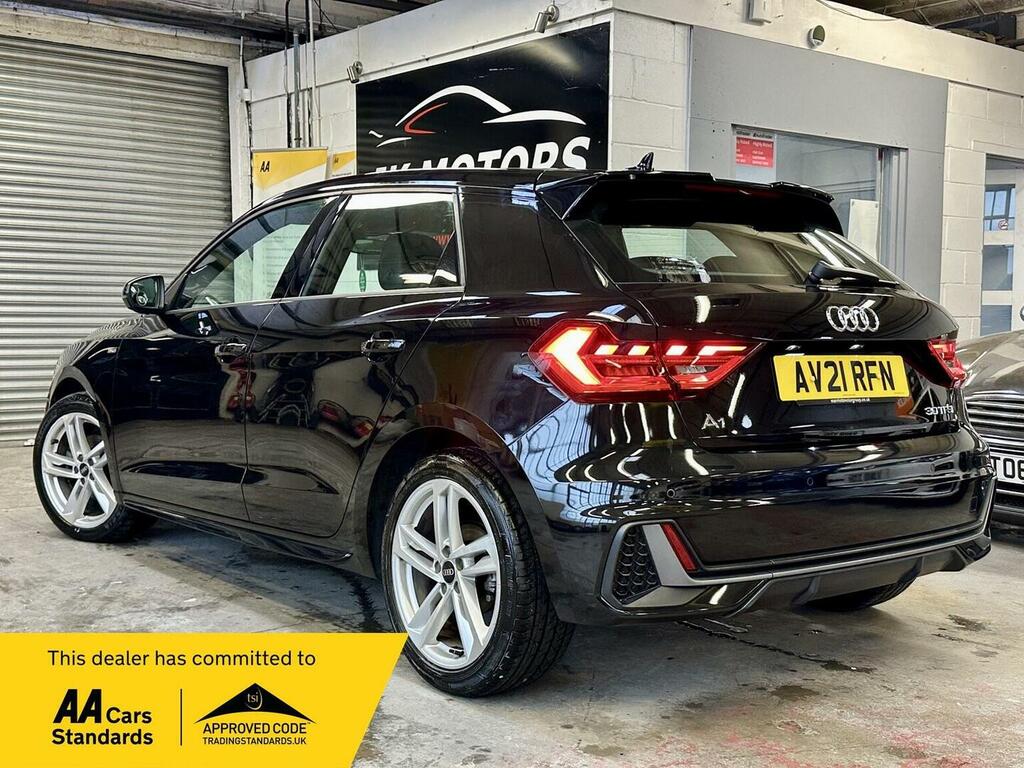 Audi A1 1.0 Tfsi 30 S Line Sportback S Tronic Euro 6 Ss Black #3