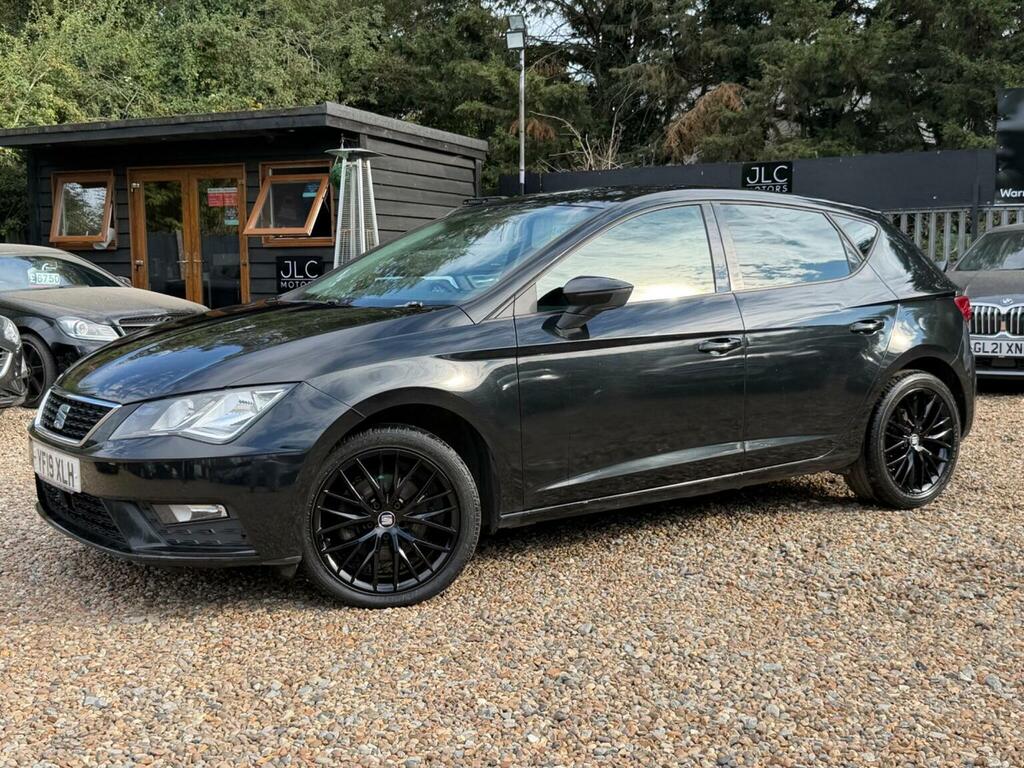 Seat Leon Hatchback 1.6 Tdi Se Dynamic Euro 6 Ss 201 YF19XLH Black #4