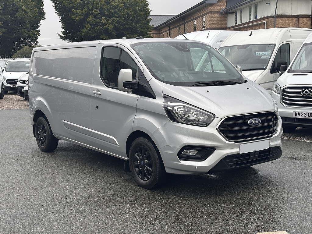 Ford Transit Custom 300 Ecoblue Limited L2h1 Euro 6 130Ps 2023 U2796 LD23RUR Silver #3