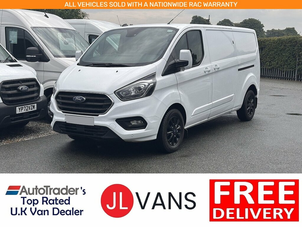 Ford Transit Custom 300 Ecoblue Limited L2h1 Euro 6 130Ps 2023 U2889 White