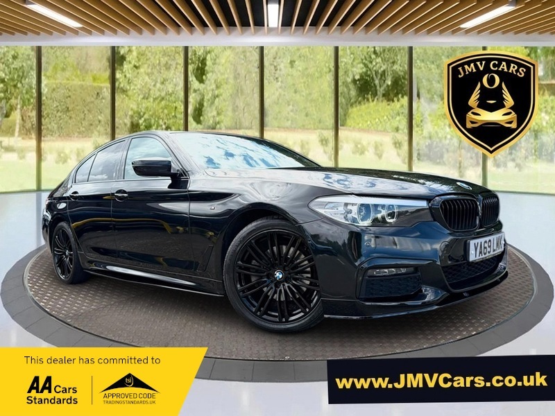 BMW 5 Series Saloon 2.0 520D M Sport Xdrive Euro 6 Ss 4 Black