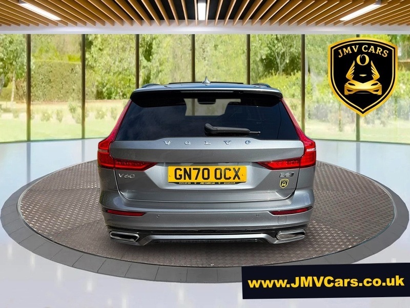 Volvo V60 Estate 2.0 B6 Mhev R-design Awd Euro 6 Ss GN70OCX Grey #4