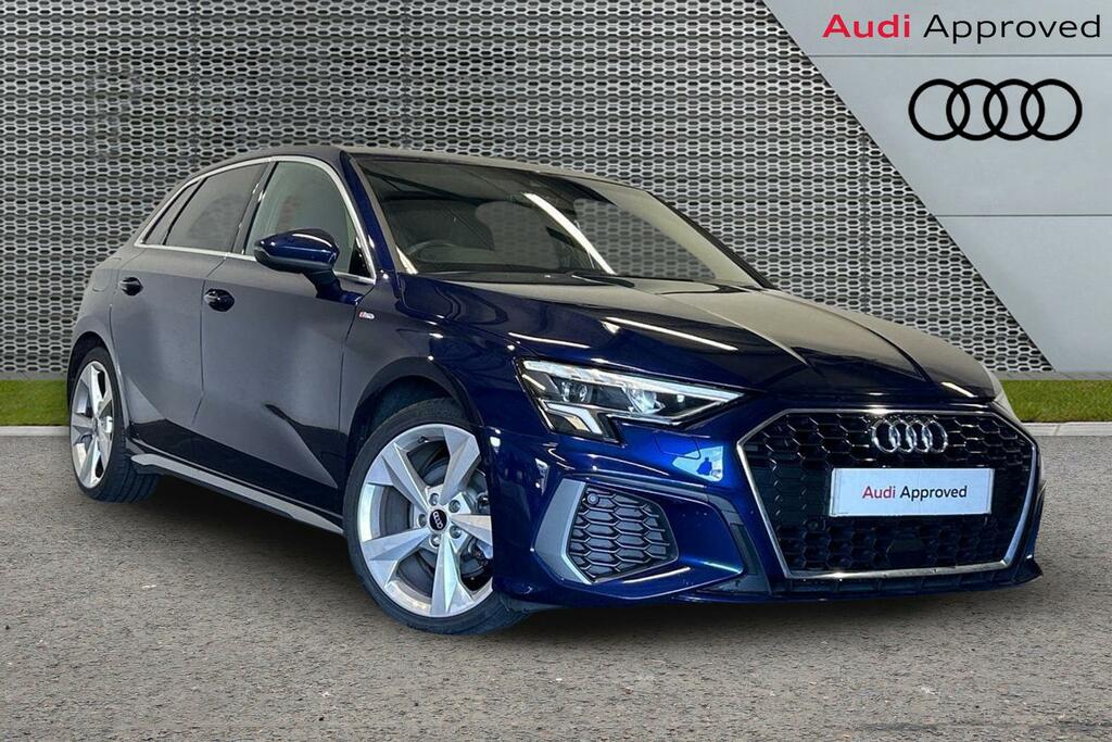 Audi A3 S Line 35 Tdi 150 Ps S Tronic SV24GJU Blue