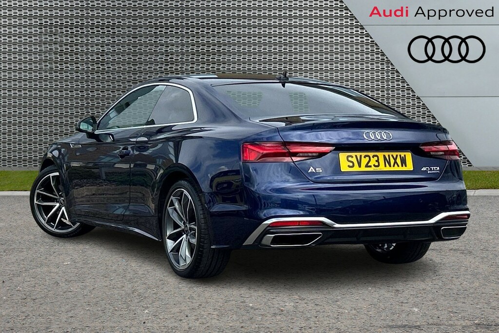 Audi A5 Coupe- S Line 40 Tdi Quattro 204 Ps S Tronic SV23NXW Blue #3