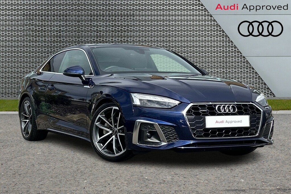 Audi A5 Coupe- S Line 40 Tdi Quattro 204 Ps S Tronic Blue