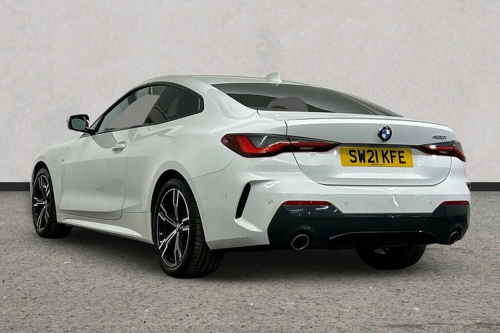 BMW 4 Series Gran Coupe 420I M Sport Coupe White #2
