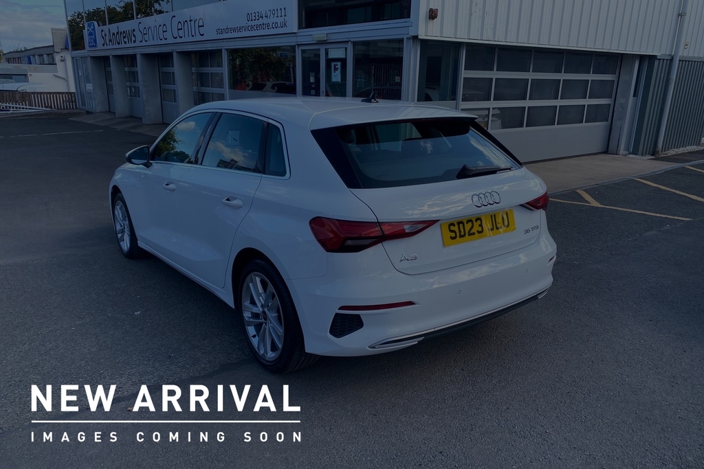 Audi A3 35 Tfsi Sport SD23JLU White #3