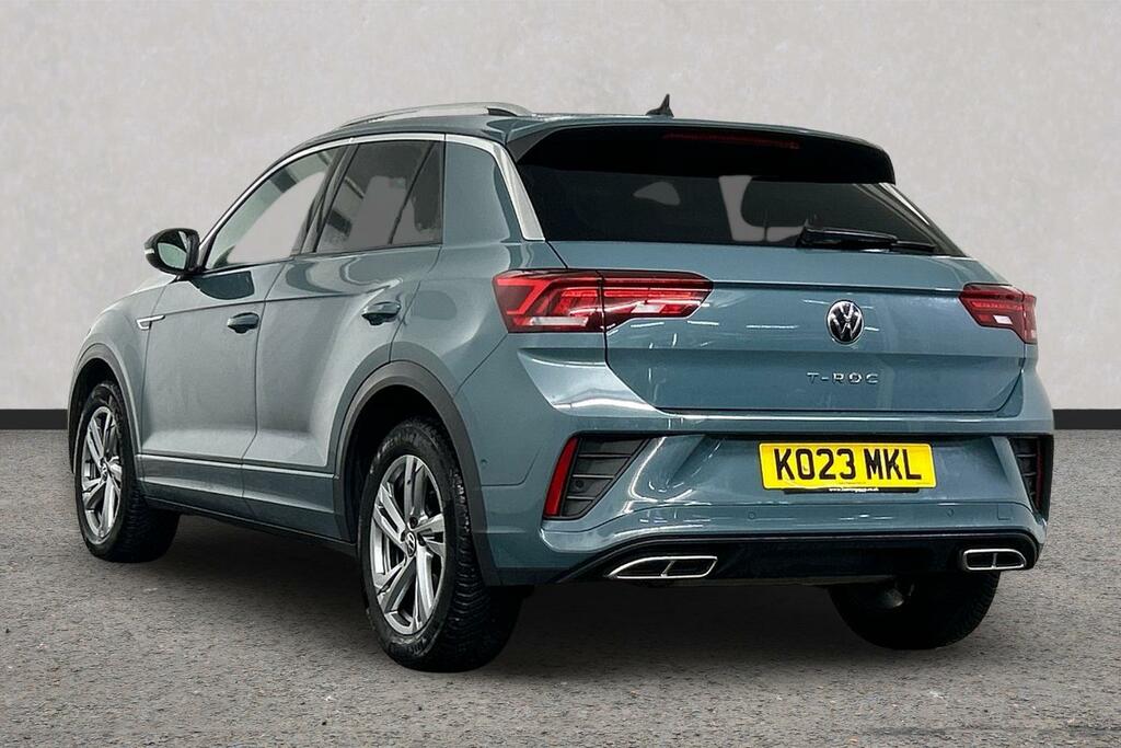 Volkswagen T-Roc 1.5 Tsi R-line Dsg Blue #3