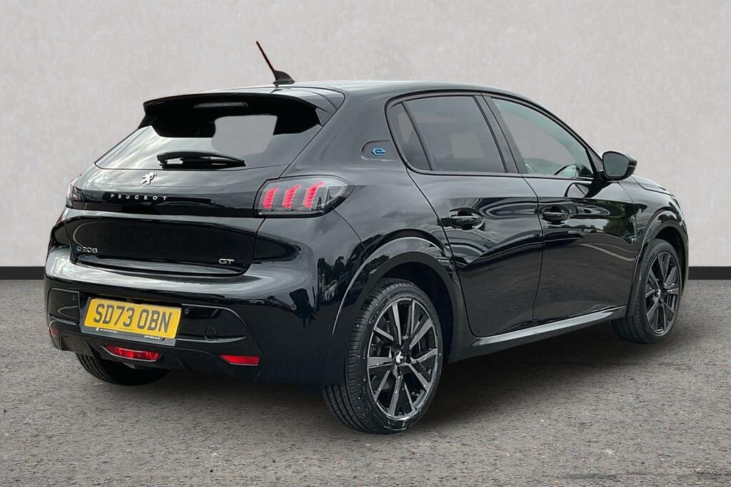 Peugeot e-208 50Kwh Gt 7.4Kw Charger Black #2