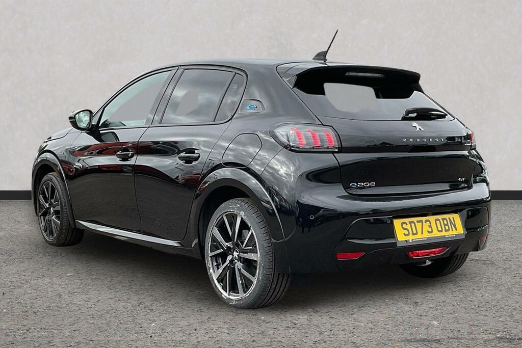 Peugeot e-208 50Kwh Gt 7.4Kw Charger Black #4