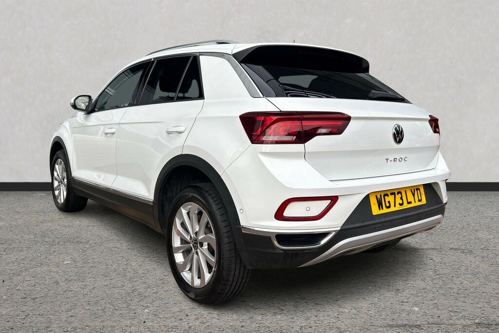 Volkswagen T-Roc 1.5 Tsi Style Dsg White #3