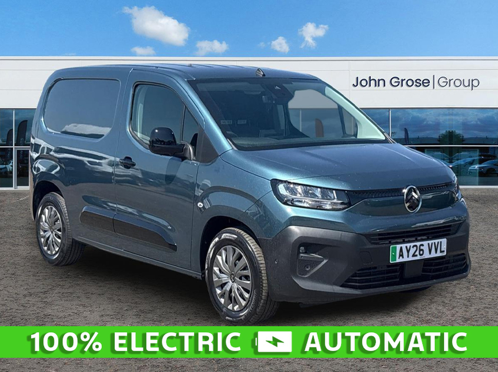 Citroen e-Berlingo 100Kw 52Kwh Van Driver Panel Van Blue