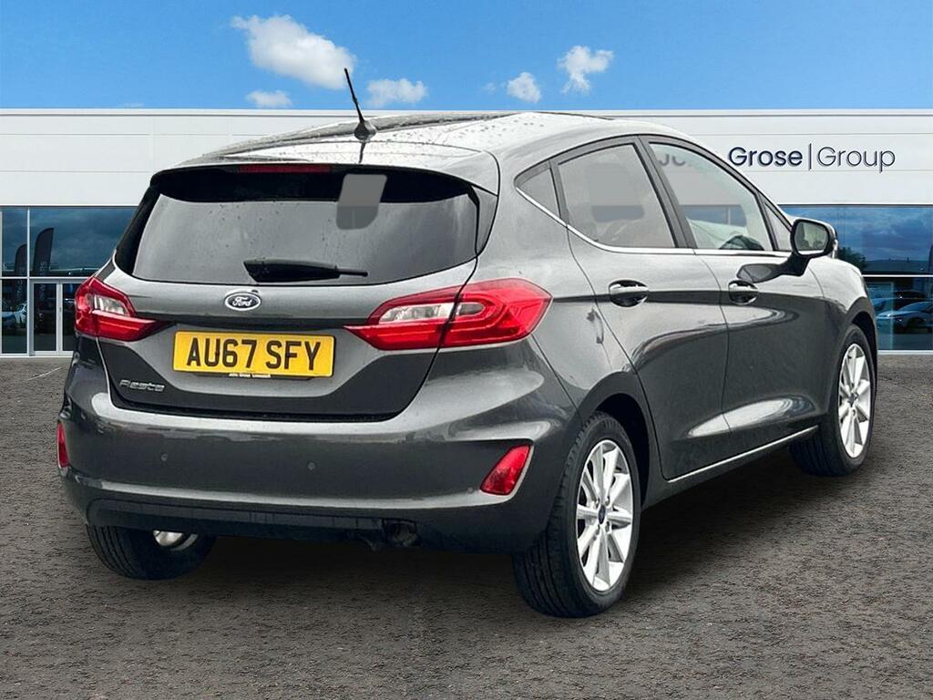 Ford Fiesta 1.0 Ecoboost Titanium Hatchback AU67SFY Grey #3