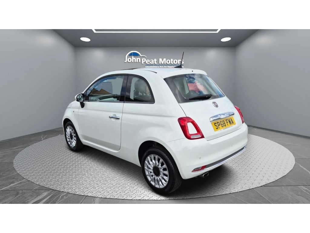 Fiat 500 Lounge White #5