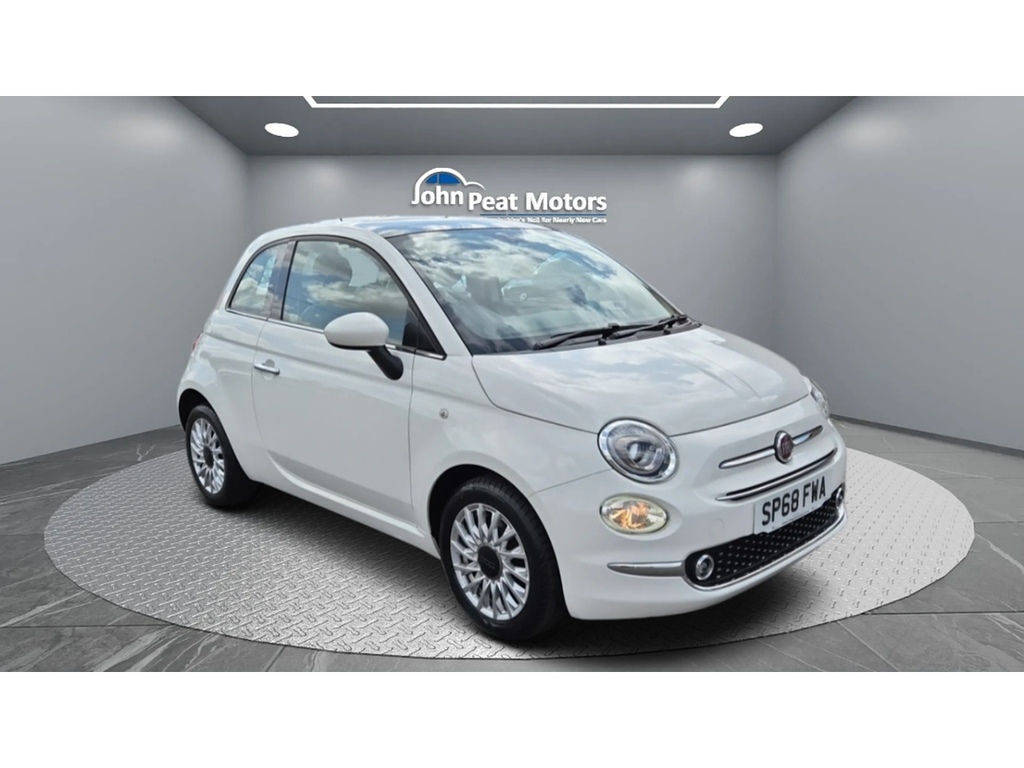 Fiat 500 Lounge White #3