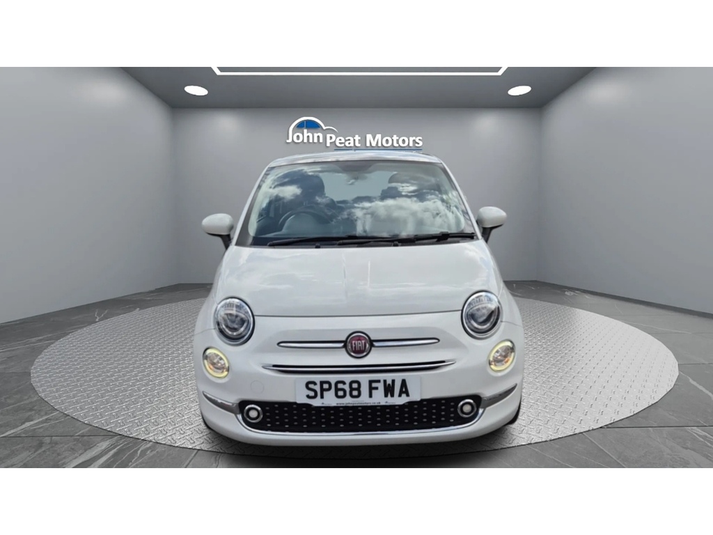 Fiat 500 Lounge White #2