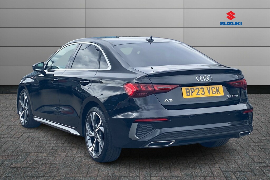 Audi A3 30 Tfsi S Line S Tronic BP23VGK Black #2