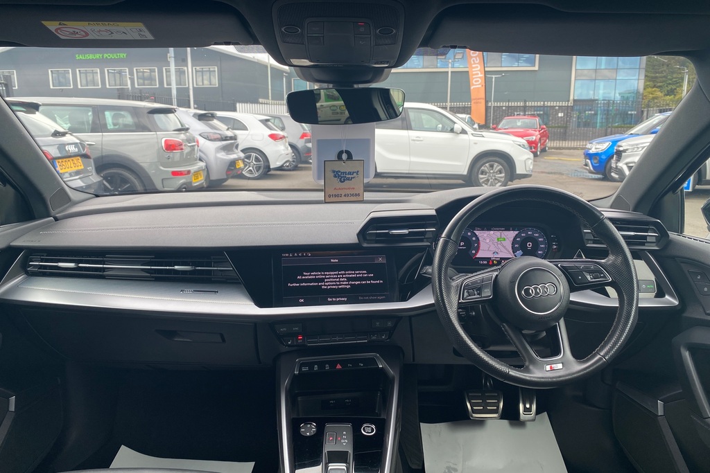 Audi A3 30 Tfsi S Line S Tronic BP23VGK Black #3