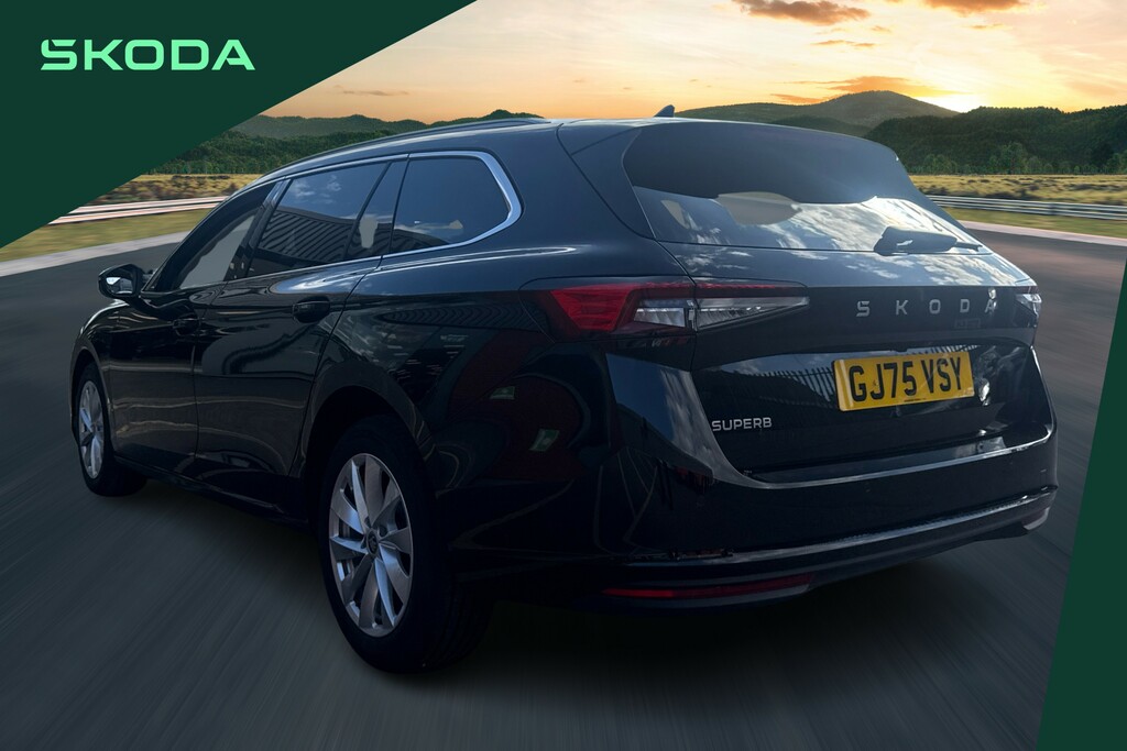Skoda Superb 2.0 Tdi Se Technology Dsg GJ75VSY Black #3