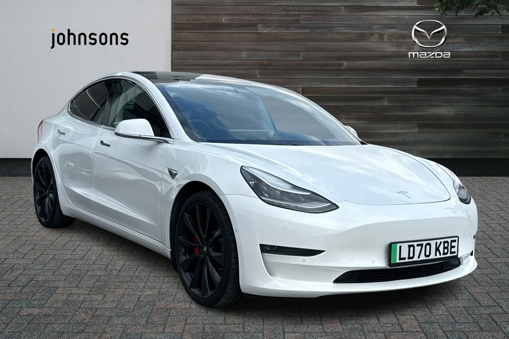 Tesla Model 3 Performance Awd Performance Upgrade LD70KBE White